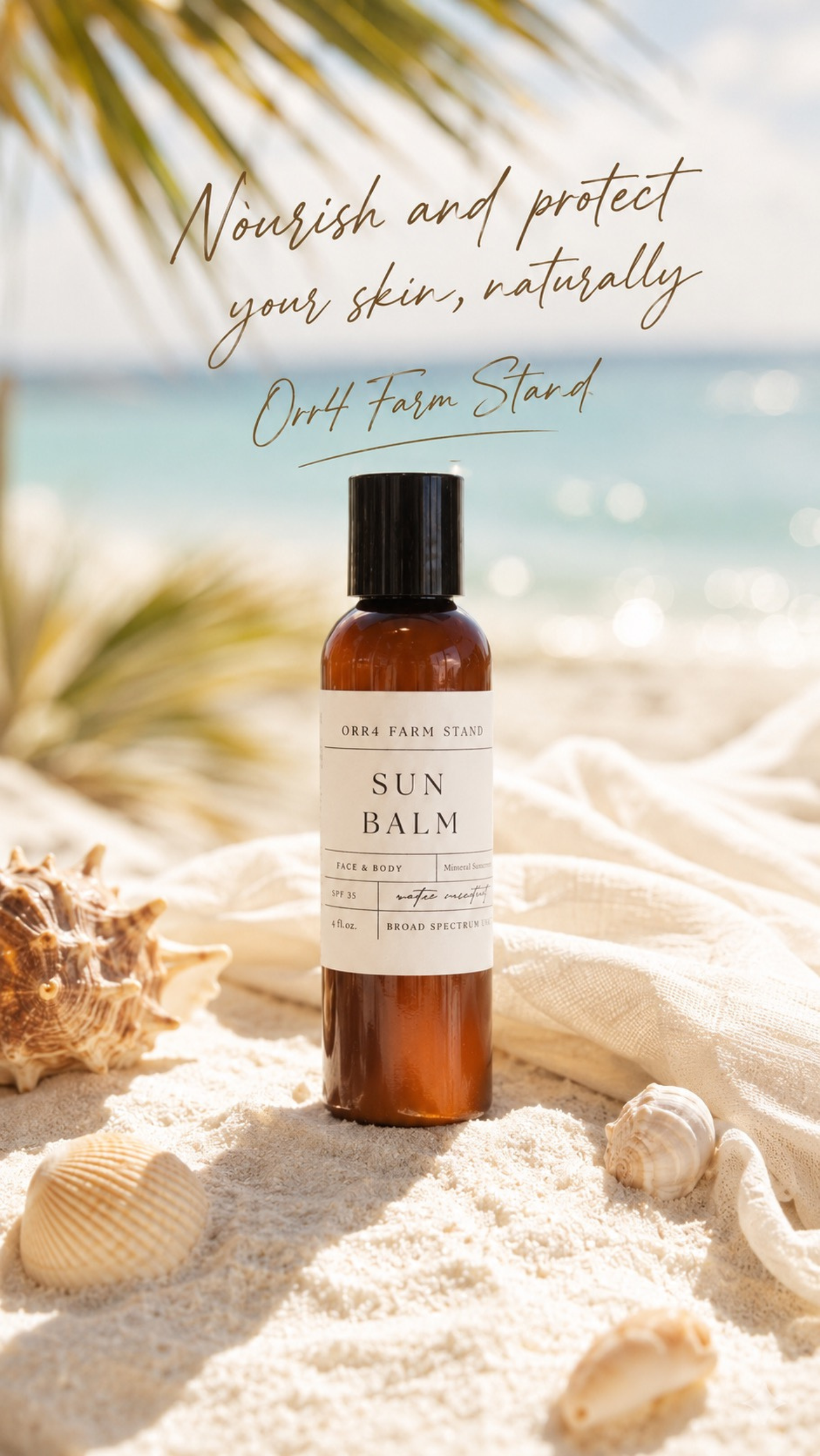 Organic Sun Balm- Pure Tallow – Orr4 Farm Stand